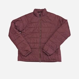Everlane Women's Maroon Puffer Jacket